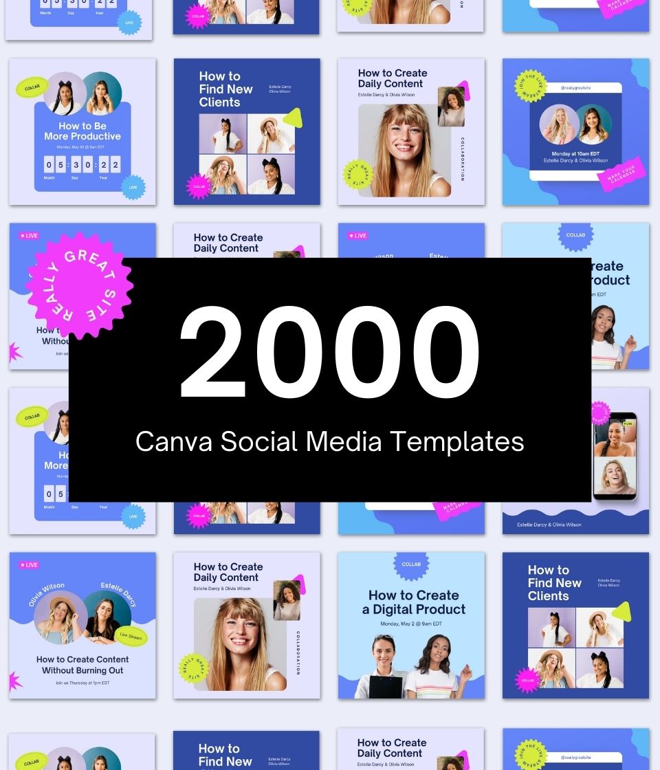 Canva Social Media Templates (960 x 1120 px)